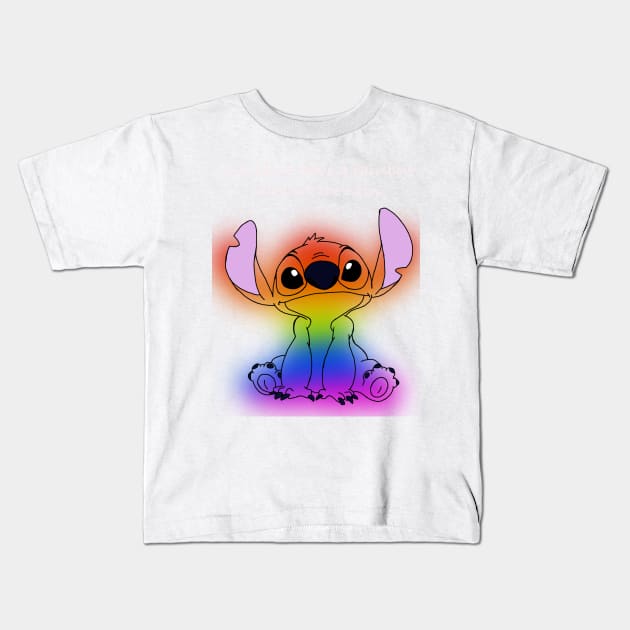 Stitch Kids T-Shirt by Tysart22